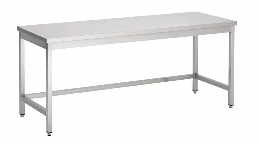 Table inox 700 ouvert en bas longueur 900 Prix Réduit