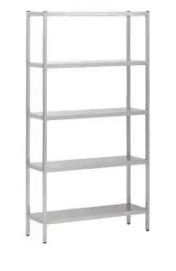 Etagères de rangement de cuisine 5 niveaux profondeur 400 longueur 1000 Achat Immédiat
