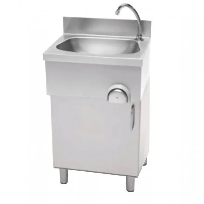 Lavabo mains cuisine sur pied avec commande fémorale Vente Flash