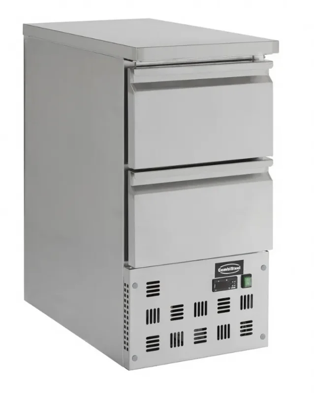Table réfrigérée 2 tiroirs compact line ventilé profondeur 700 Expédition Rapide