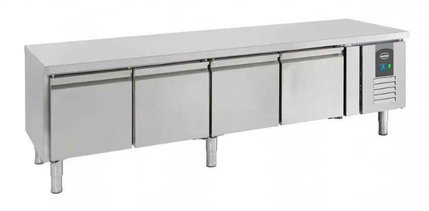 Produit De Marque Soubassement réfrigérée 4 portes option tiroirs
