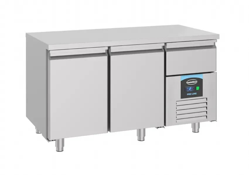 Table réfrigérée 2 portes avec tiroir réfrigérée profondeur 700 pro line Expédié Aujourd’hui