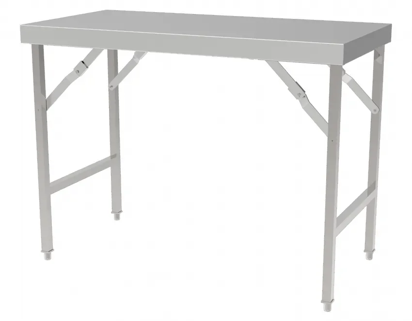 Usine Directe Table de travail inox 700 pliante longueur 1500
