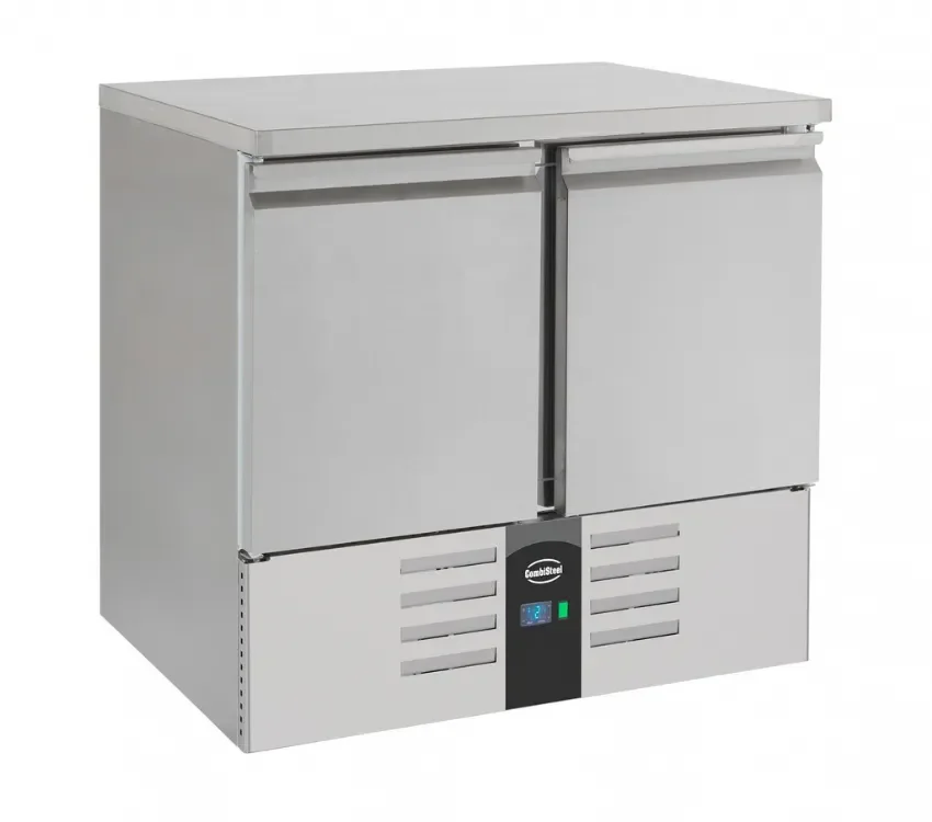 Super Prix Table préparation congélateur professionnel 2 portes ventilé profondeur 700