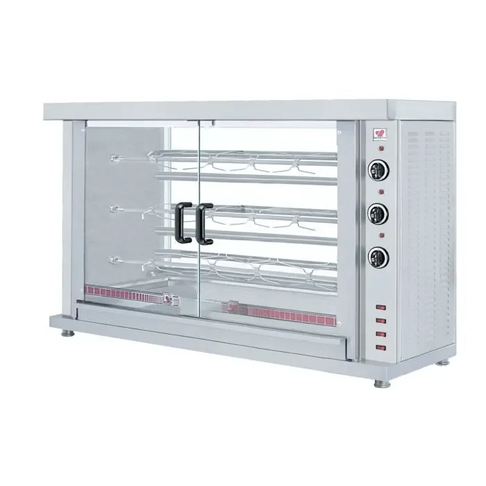 Retour Gratuit Rôtissoires poulet électrique 3 broches capacité 15 poulets