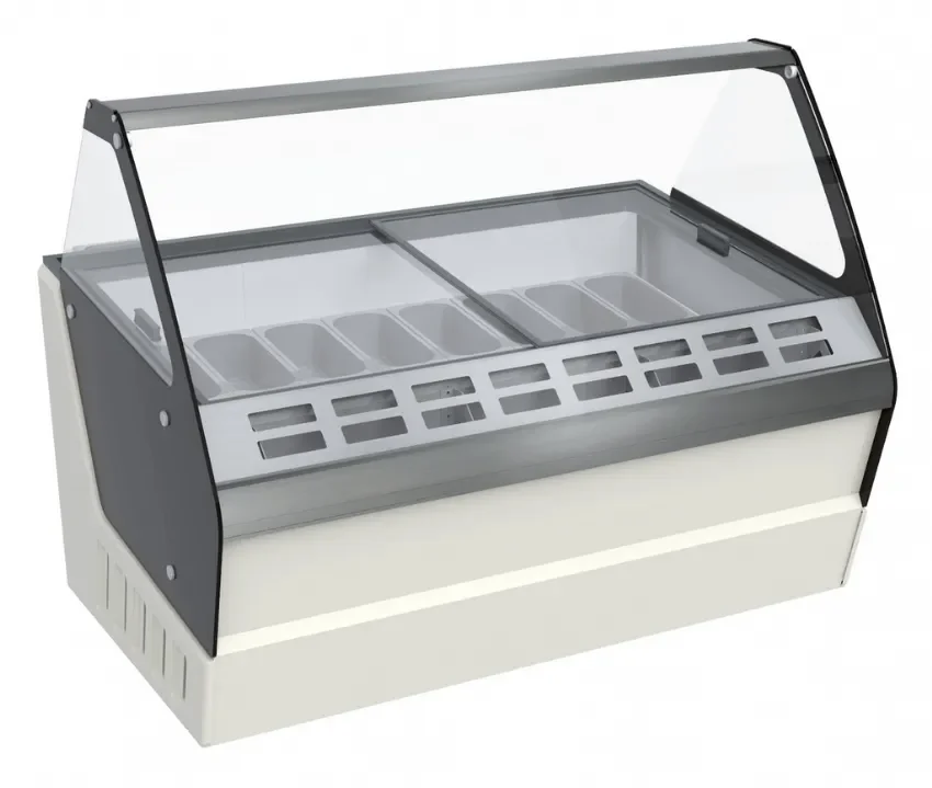 Vitrine à crème glacée hawaï capacité 16x5 litres Authentique