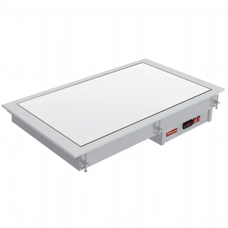 Élément vitrocéramique blanche 2 gn 1/1 éléments chauffants vitroceramique 790x610xh210 Réduction
