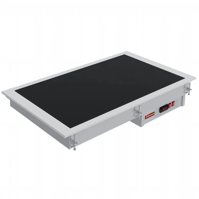 Must-Have Élément vitrocéramique noire 2 x gn 1/1 éléments chauffants vitroceramique 790x610xh210