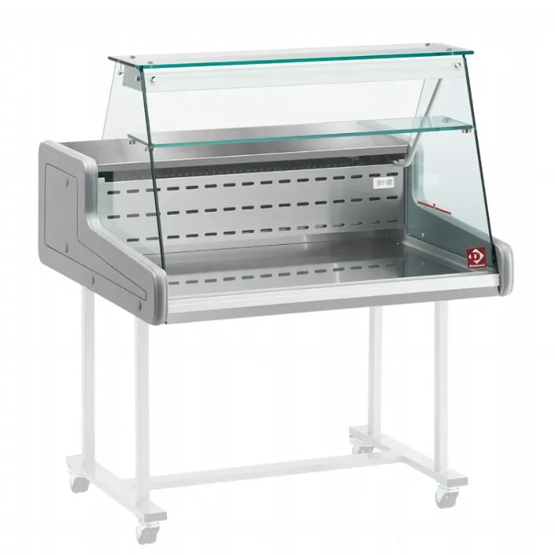 Expédié Aujourd’hui Comptoir vitrine réfrigérée vitre droite super plus gaz r290 1000x930xh660