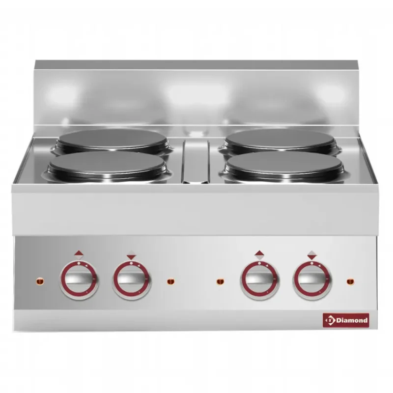 Cuisinière 4 plaques rondes électriques -a poser Bon Plan