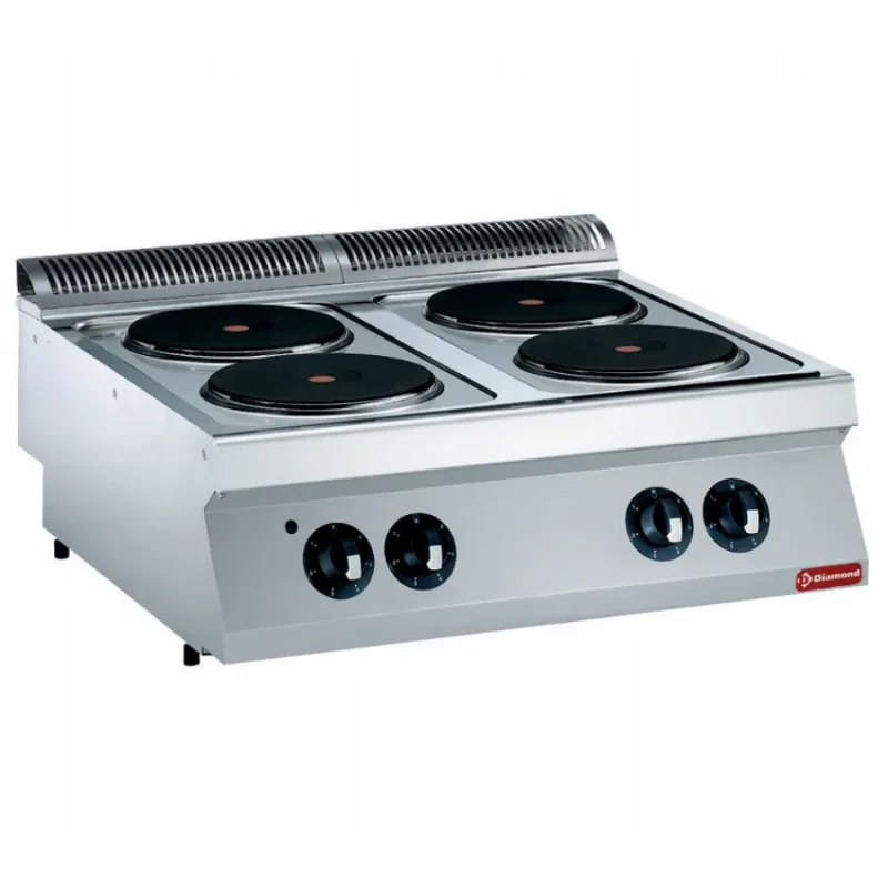 Cuisinière électrique, 4 plaques rondes -a poser Meilleur Prix