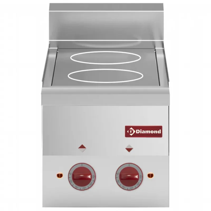Cuisinière vitrocéramique 2 plaques à poser - 300x600x280/400 mm Livraison Express