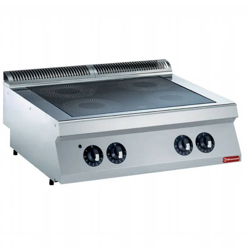 Offre Exclusive Cuisinière électrique vitrocéramique 4 zones -a poser