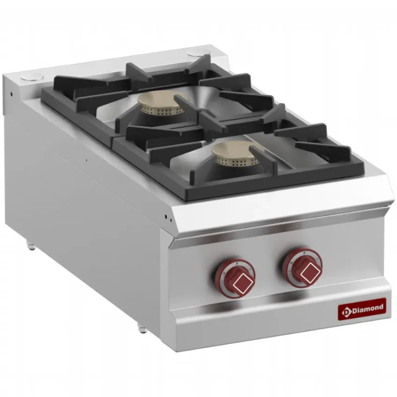 Satisfait Ou Remboursé Cuisinière gaz 2 feux vifs à poser - 400x700(730)x250/320 mm