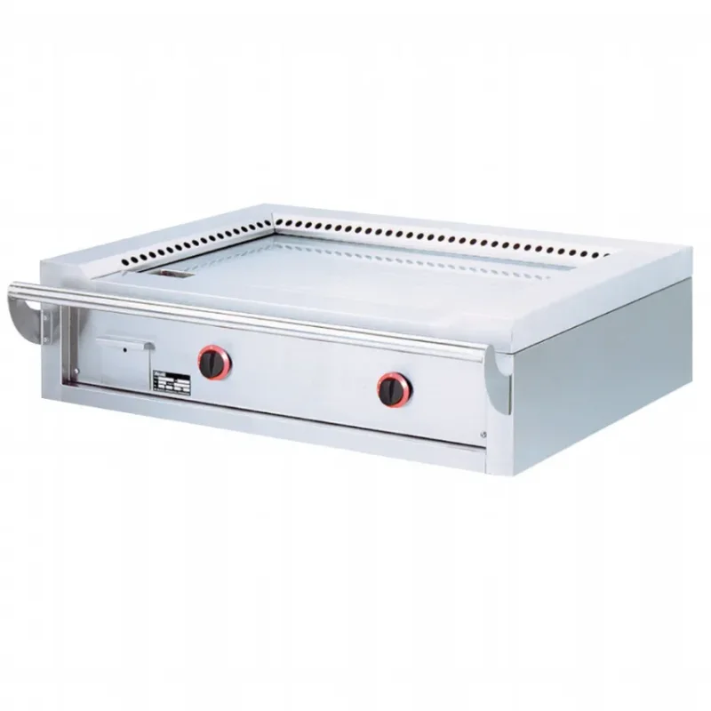 Plaque teppan yaki gaz 2 zones de table Pas Cher