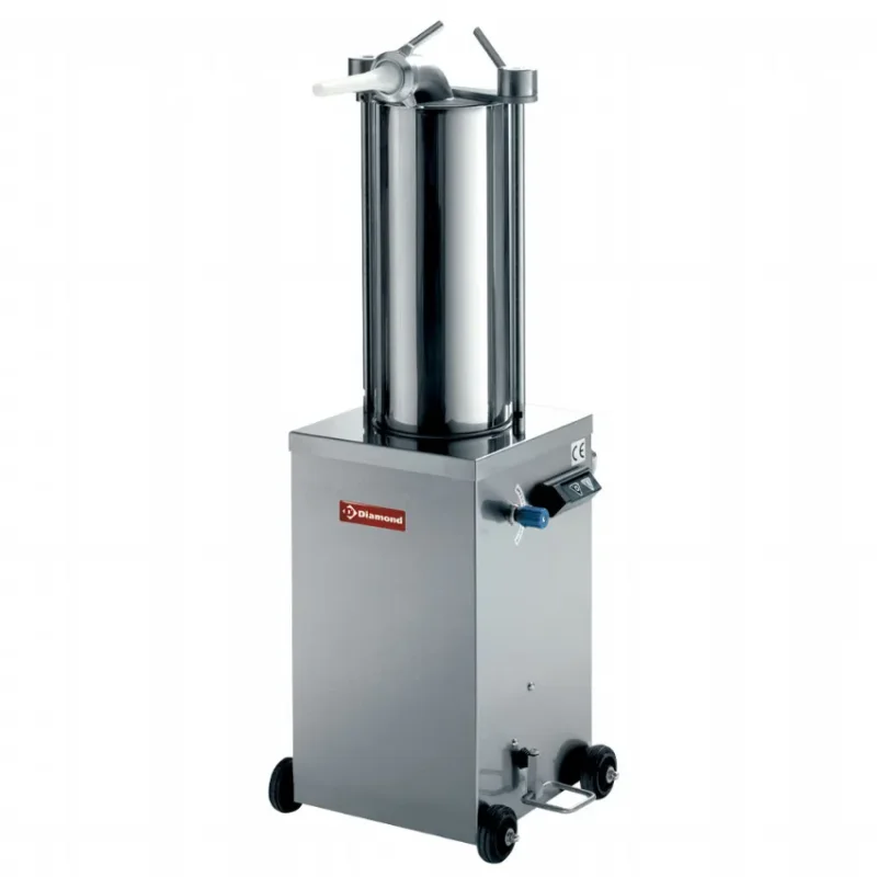 Poussoir hydraulique vertical en inox 15 litres poussoir a viande bourreuse a saucisses 490x370/700xh1200 Meilleur Prix