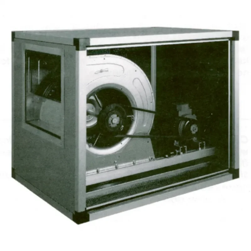 Acheter En Ligne Groupes extraction pour hotte de cuisine pro traction a courroie triphasé ventilateur centrifuge transmission courroie 4500 m³/h 2 vitesses