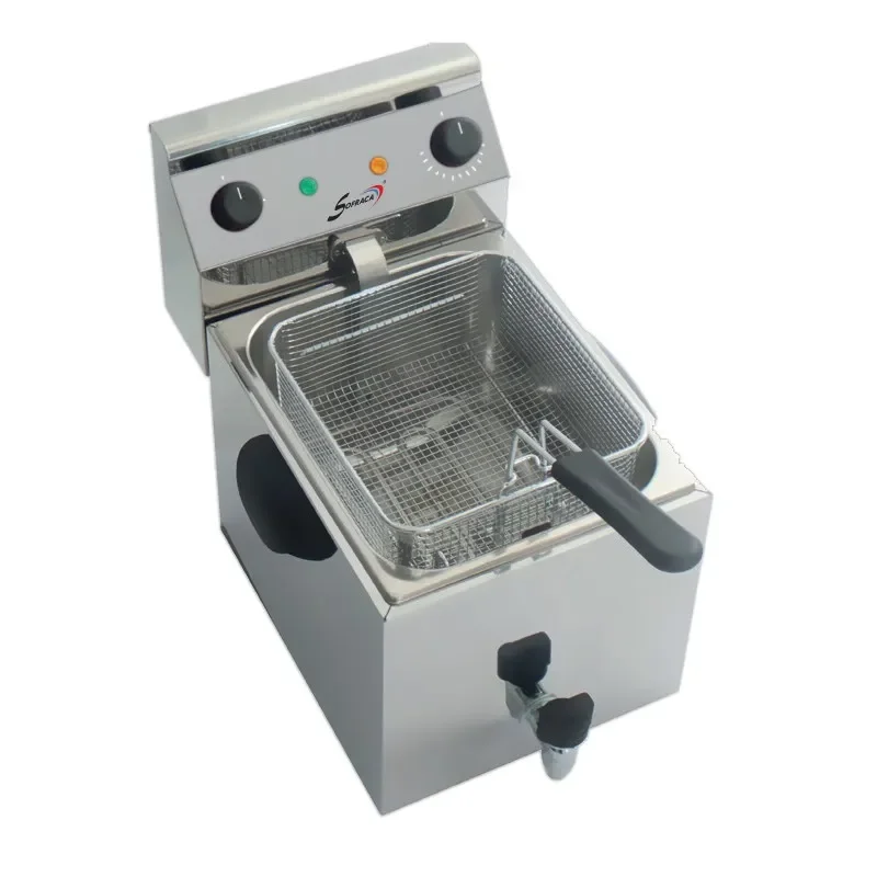 Friteuse pro électrique a poserde table - 8 litres alimentation - monophasé (230 v ) Remise