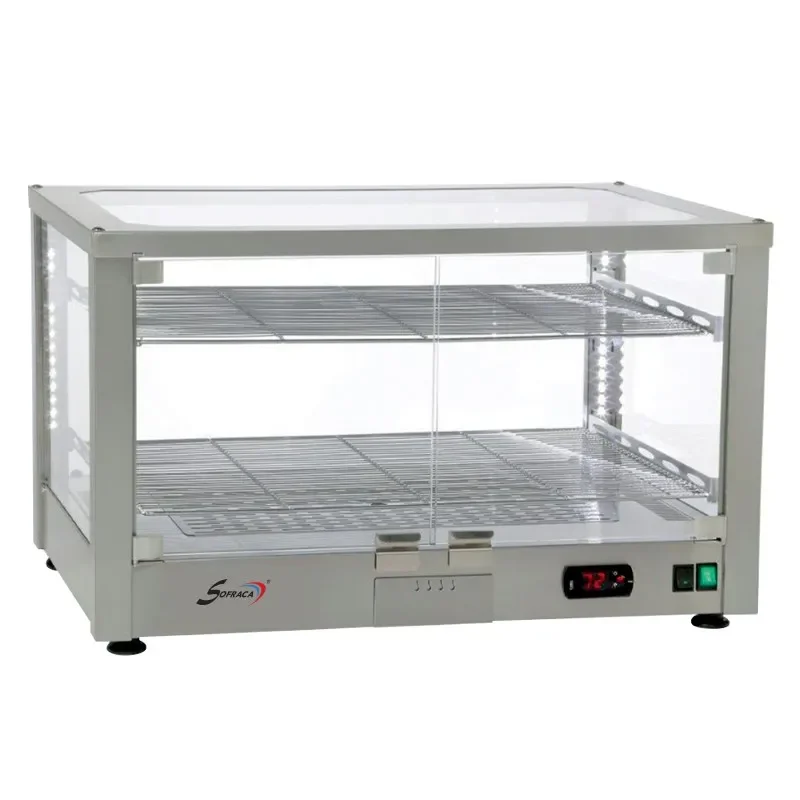 Quantité Limitée Vitrine chauffante ventilée - 3 niveaux