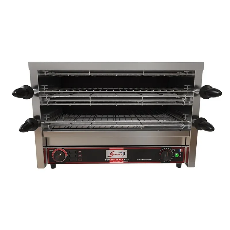 Toaster multifonction avec régulateur - grand club 2 étages alimentation - triphasé Commande En Gros