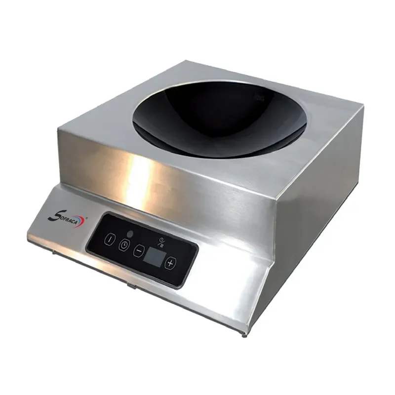 Meilleure Vente Wok à induction - 1 feu - diamètre 310 mm alimentation - monophasé (230 v )