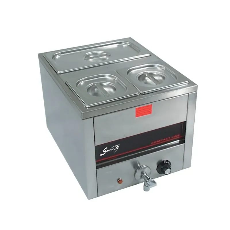 Bain-marie compact avec vidange - gamme tradition - 18 l alimentation - monophasé (230 v ) Top Vente