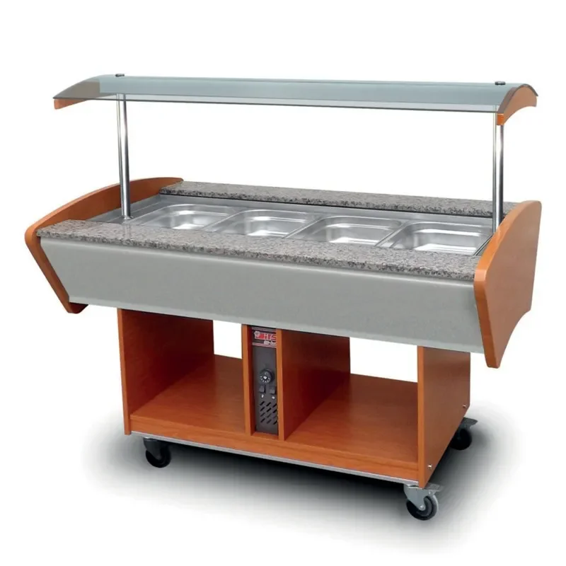 Buffet chaud central 4 bacs gn1/1 Bon Plan