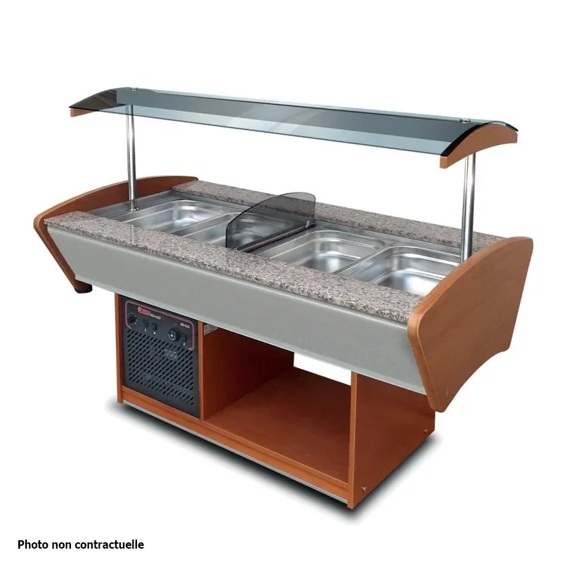 Livraison Express Buffet mixte central 2 x 3 bacs gn1/1