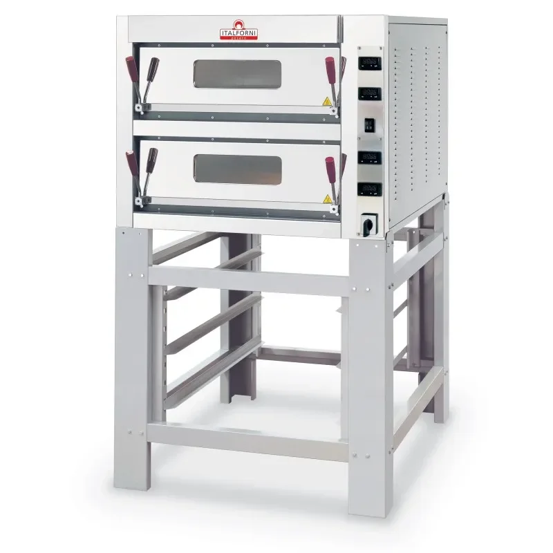 Achat Immédiat Four à pizza professionnel 2 chambres 8 pizzas commandes - digitales série tk
