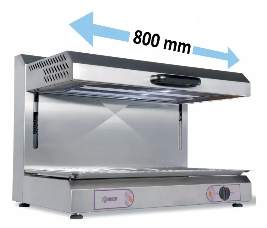 Haute Qualité Salamandre électrique à plafond mobile grille 740 x 375 mm