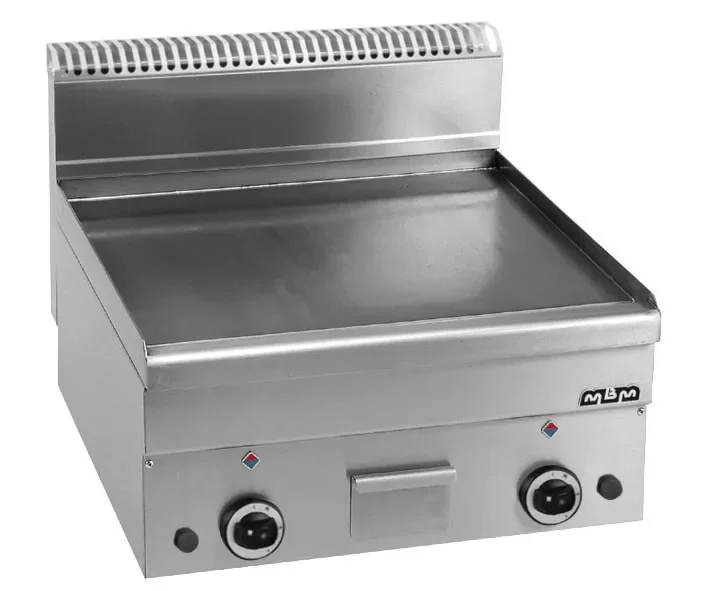 Plaque à snacker grillade fry-a poser a gaz - surface de cuisson lisse chromee minima 600 mbm Achetez Aujourd’hui