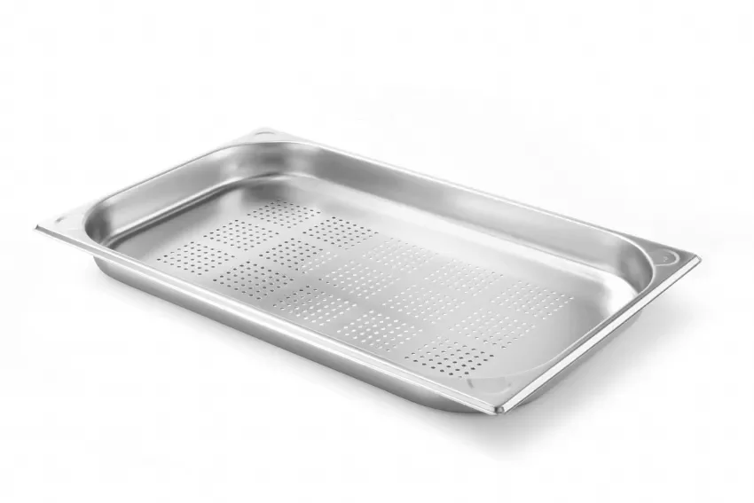Bac gastronorme inox 1/1 40 mm kitchen line perforé Prix Cassé