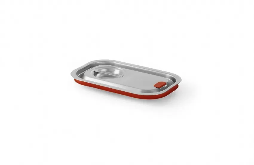 Bon Marché Couvercle gastronorme inox 1/4 kitchen line avec bord silicone