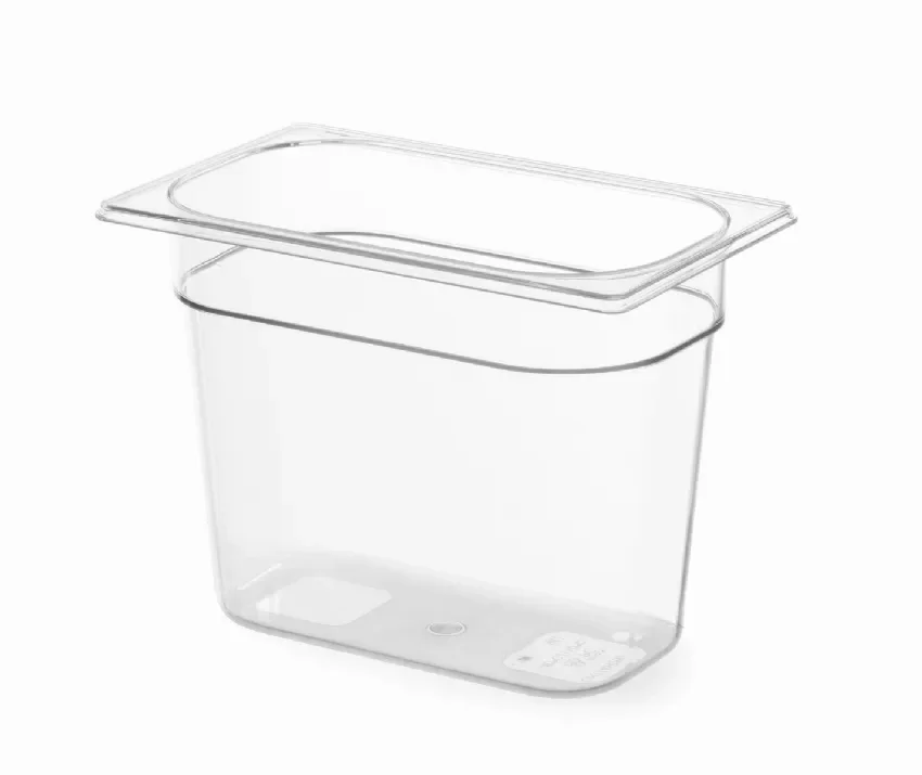 Bac gastronorme 1/4 100 mm polycarbonate transparent Livraison Gratuite