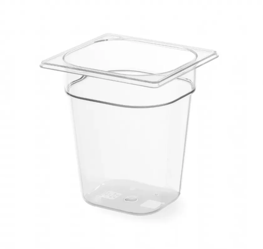Bac gastronorme 1/6 100 mm polycarbonate transparent Super Prix