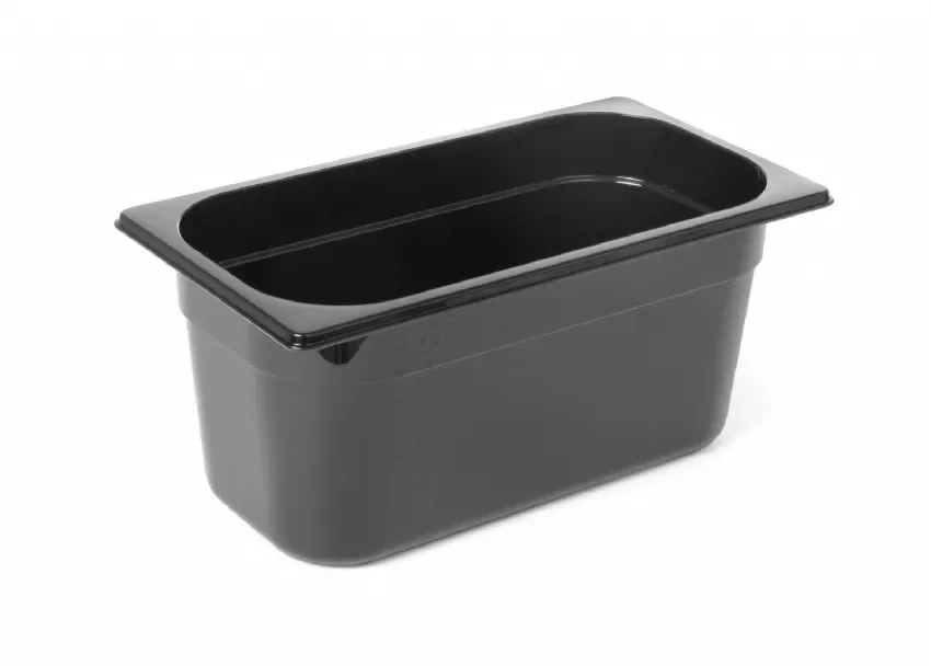 Bac gastronorme 1/3 150 mm polycarbonate noir Populaire