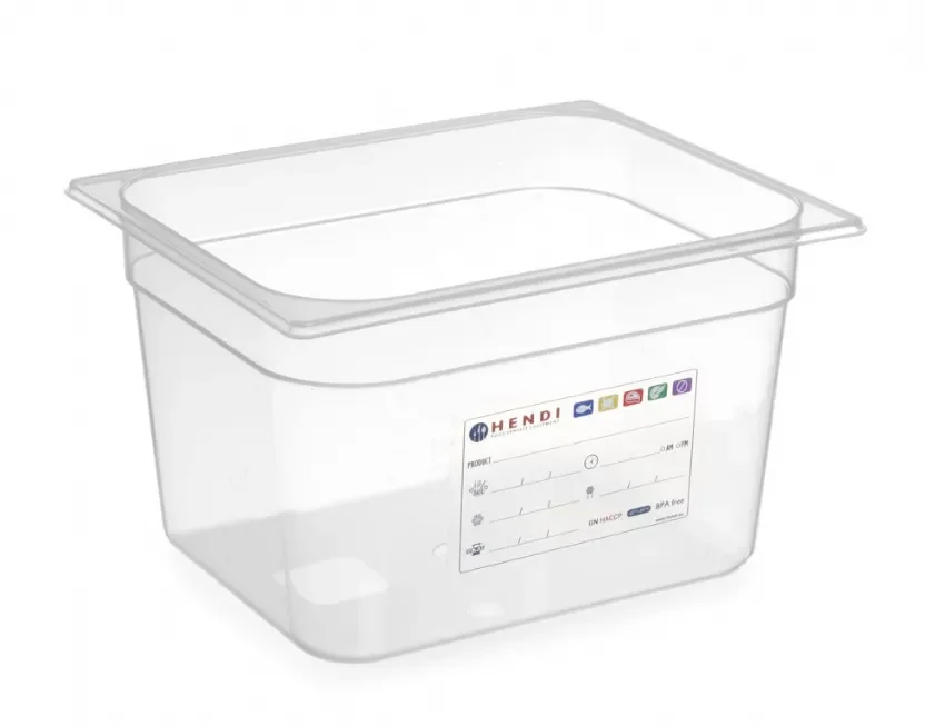 Réduction Boîte de stockage gastronorme gn 1/2 100 mm polypropylène