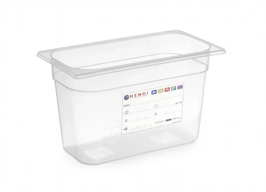 Meilleure Vente Boîte de stockage gastronorme gn 1/3 100 mm polypropylène