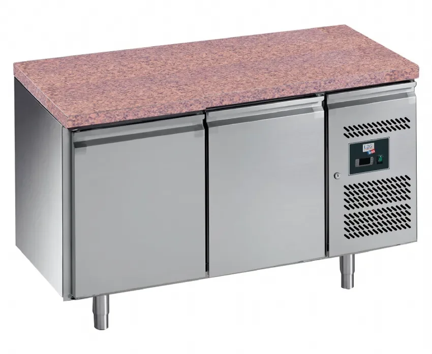 Acheter En Ligne Tour réfrigérée centrale granit avec 2 portes 600x400 -2/+8°c - 428 litres