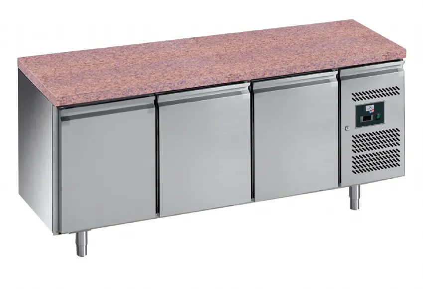 Acheter En Ligne Tour pâtissier centrale granit avec 3 portes 600x400 -2/+8°c - 635 litres
