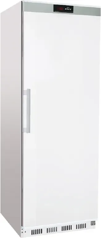 Petit Prix Armoire réfrigérée blanche +2/+8°c avec 3+1 clayettes fermeture à clé - 400 litres