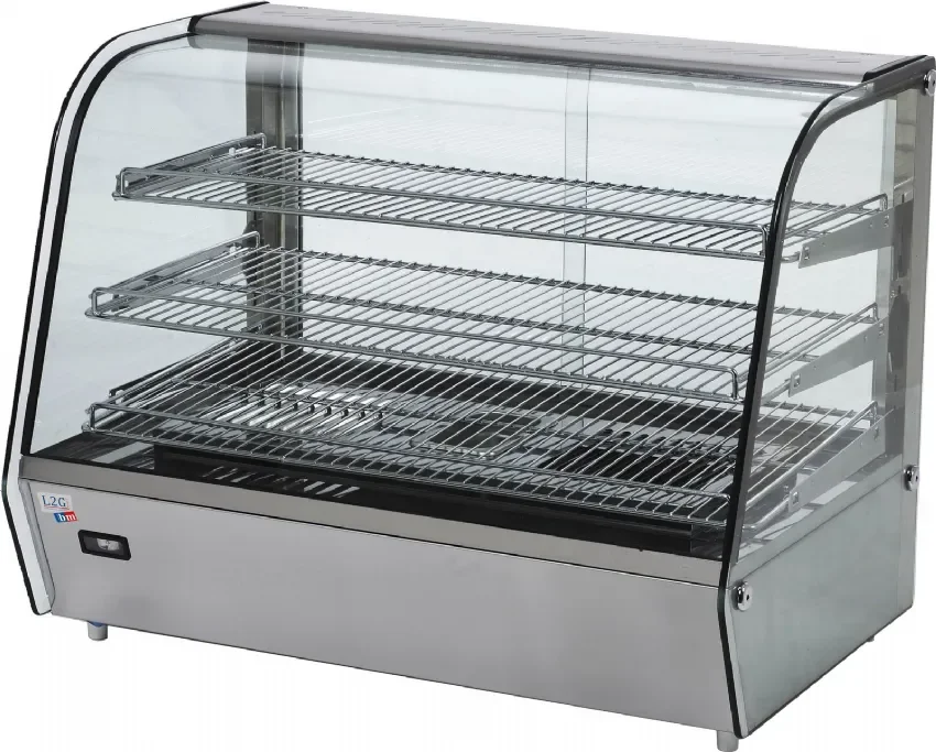 Vitrine de présentation chauffante avec éclairage led - 160 litres Livraison Gratuite
