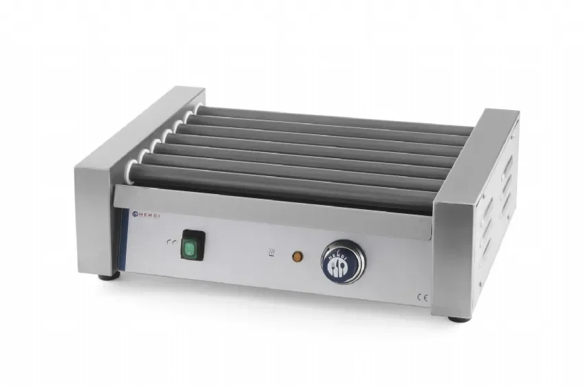 Grill roulant pour saucisses avec 7 rouleaux Offre Exclusive