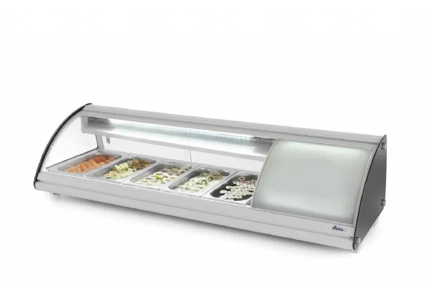 Vitrine sushi 63l - 5 x gn 1/3 Achat Immédiat