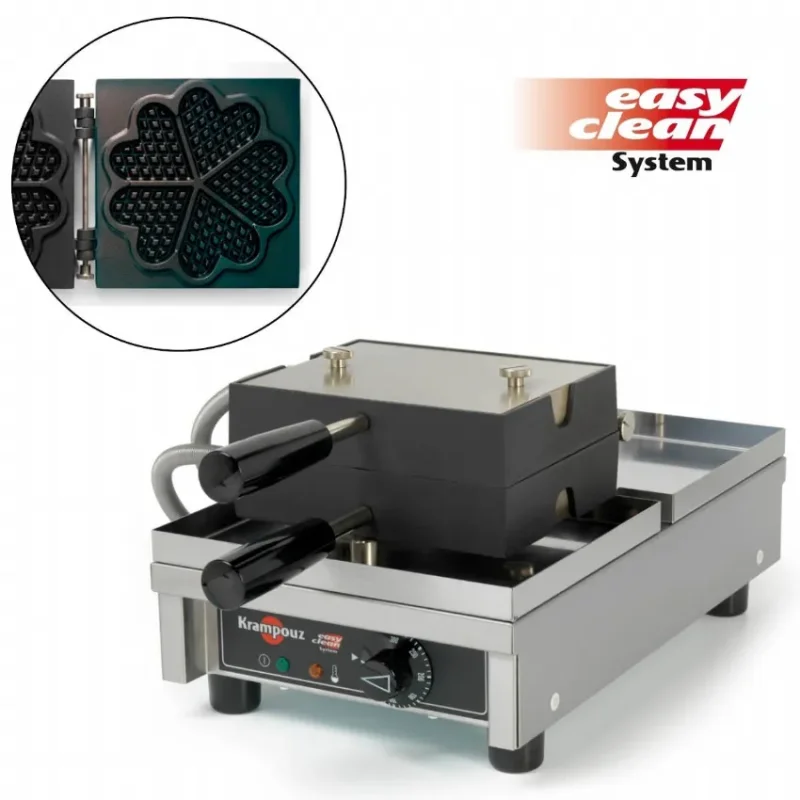 Gaufrier électrique professionnel cœur basculement avant - arrière ø 200 x 18 / 5 mm Livraison Gratuite
