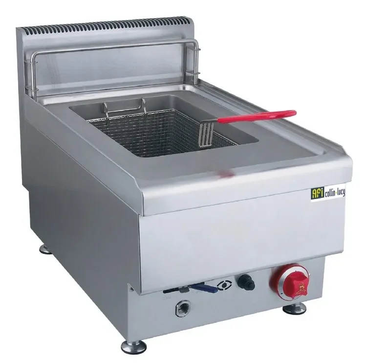 Authentique Friteuse électrique gamme à poser 650 triphasée avec cuve 12,5 l puissance 8,5 kw