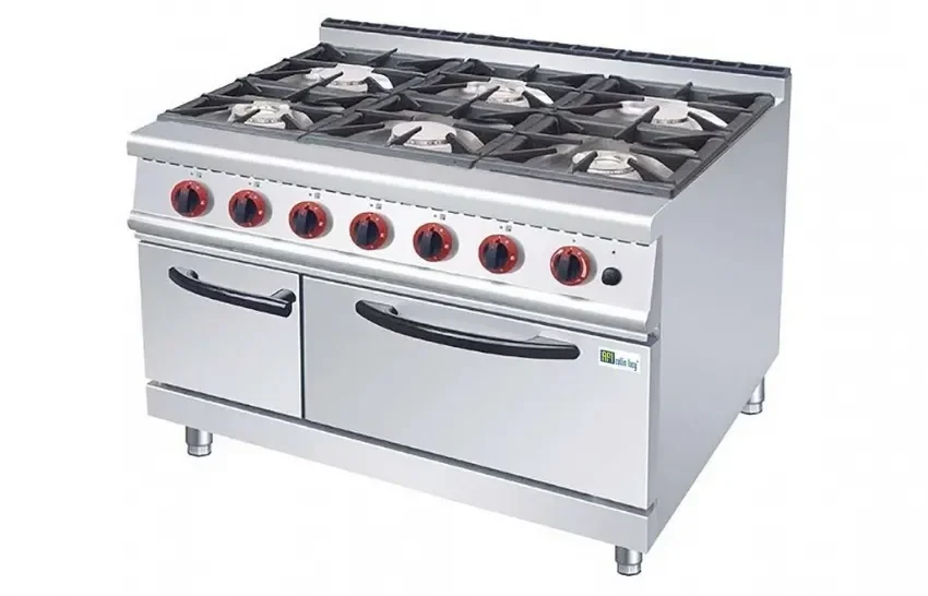Meilleure Vente Fourneau gaz sur four gaz gamme 700 avec 6 feux inox