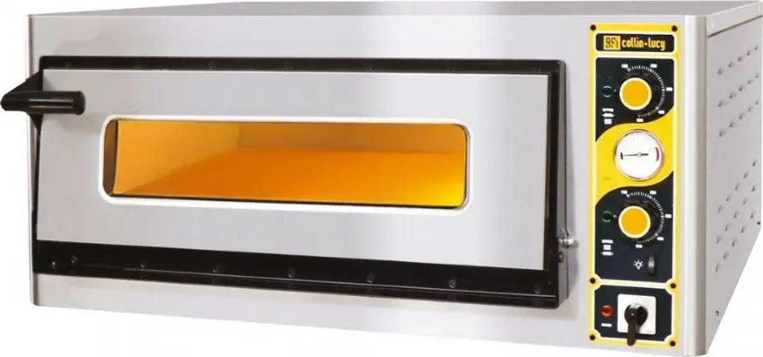 Livraison Express Four à pizza électrique 1 chambre triphasé avec 4 pizzas diamètre 33 cm