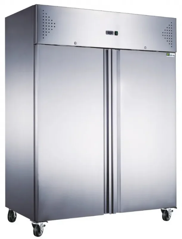 Armoire réfrigérée positive inox 2 portes gn 2/1 température +2/+8°c classe 5 Achat Immédiat