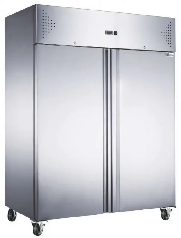 Armoire réfrigérée inox 2 portes gn 2/1 classe 5 température -18/-22°c - 1400 l Solde